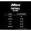 Mitre Intent Training Football | Enhanced Grip and Control | Durable Construction, White/Red, 5