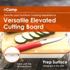 nCamp Universal Portable Outdoor Camping Elevated Prep Cutting Board Surface for Hiking and Backpacking