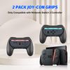 Controller Grips for Switch 2 Joycon: Handle Grip Holder Attachment Accessories for Switch 2 Joy-Con, 2 Pack