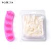 KADS Plastic Nail Art Manicure Practice Display Training Practice with Fixed Stand and 100 Pcs Nails