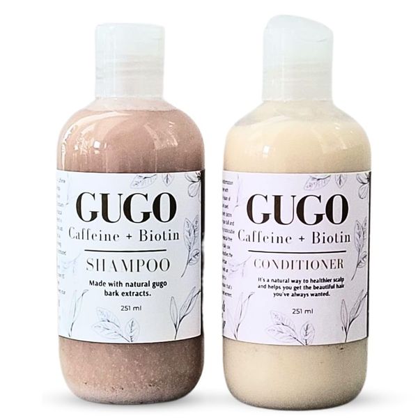 Gugo with Biotin + Caffeine Shampoo & Conditioner