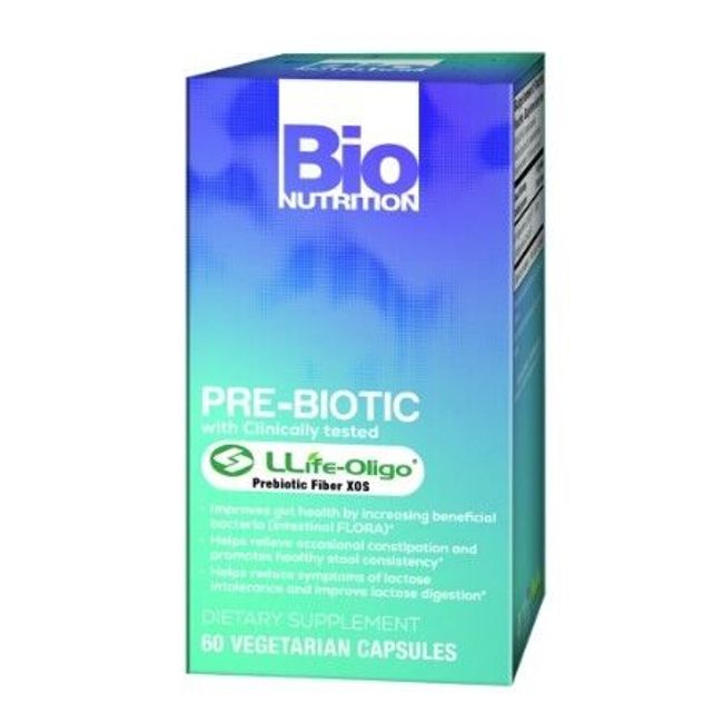 Bio Nutrition - Pre-Biotic with LLife-Oligo Prebiotic Fiber XOS 1,400 mg 60 Vege