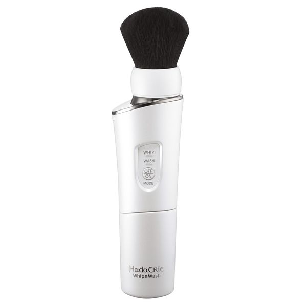 Hitachi Face Cleansing Brush Hadacrie Whip & Wash Concentrated Foam Face Wash Pearl White WB-K801 W