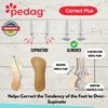 pedag Correct Plus | German Handmade 3/4 Length Wedge for Oversupinators | Vegetable Tanned Leather Top Rubber Orthotic Footbed | 1 Pair, Medium (Size 8-10 Women)