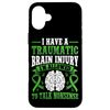 Traumatic Brain Injury Warrior TBI Case for iPhone 16 Plus