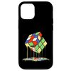 iPhone 13 Pro Melting Magic Cube Puzzle Game Smartphone Case