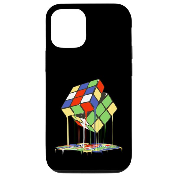iPhone 13 Pro Melting Magic Cube Puzzle Game Smartphone Case
