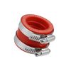 INFINAUTO 35mm ID Red Carburetor Adapter Intake Pipe Boot Interface - 1Pcs Durable Material Stylish Design
