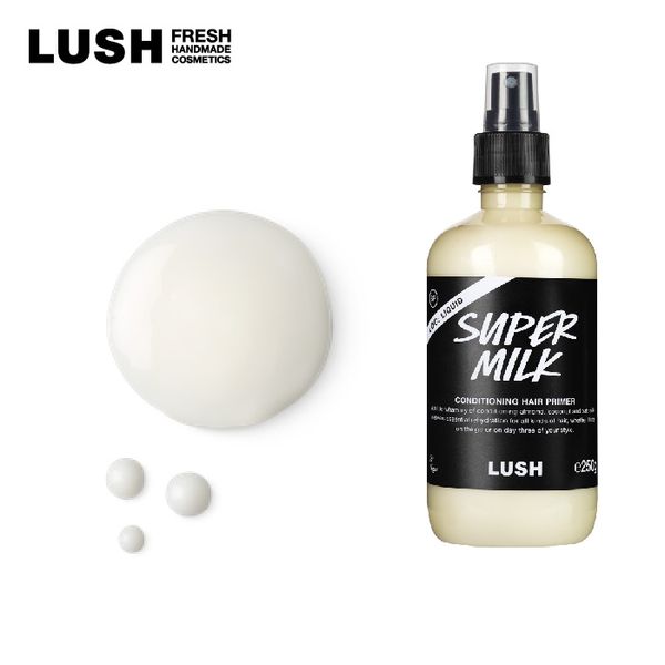 LUSH Official Super Milky Hair Primer 100g Hair Mist Spray No Rinse Conditioner Styling Nice Smell Non-Silicone