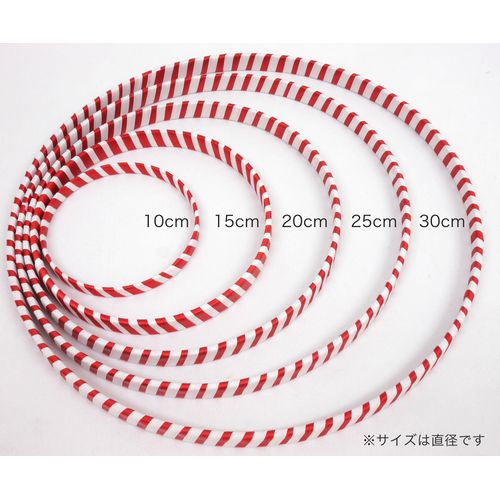 Panami つるし飾り 副資材 紅白リング 15cm TR-6