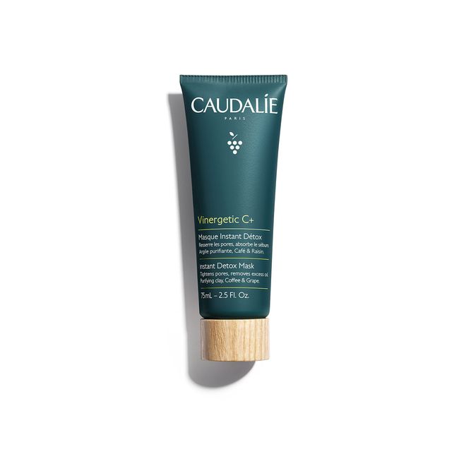 Caudalie Instant Detox Clay Mask - Cleanse and visibly tighten pores in 10 minutes, 2.5 oz.