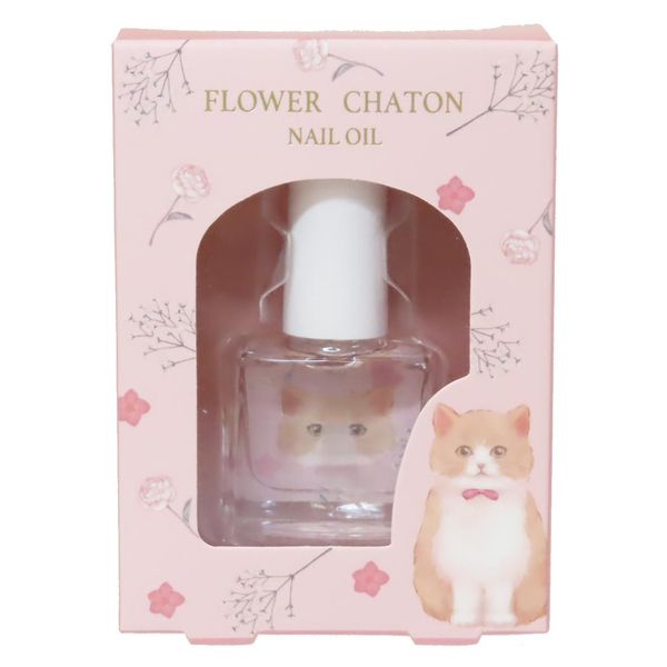 Flower Chaton Cosmetics, Nail Oil, Munchkin, Cat, Coolia, Nail Care, Nails, Moisturizing, Cute, Goods, Mail Order Available, Cinema Collection