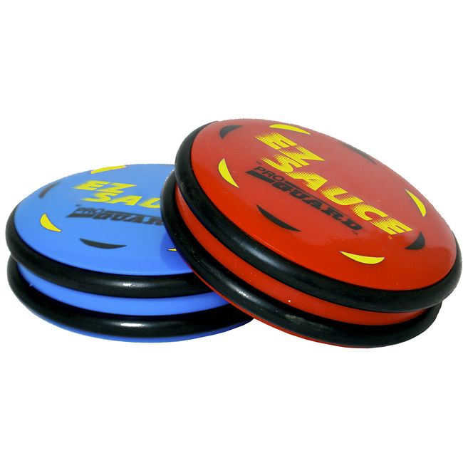 Pro Guard EZ Sauce Hockey Training Puck 2 Pack, On Ice and Off-Ice Trainer Pucks, Perfect for Developing and Enhancing Skills