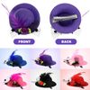 NUOBESTY Mini Hat Hair Clip Mini Top Hat Small Hat Hairpin for Tea or Cocktail Party Cosplay, 12pcs (Random Color)