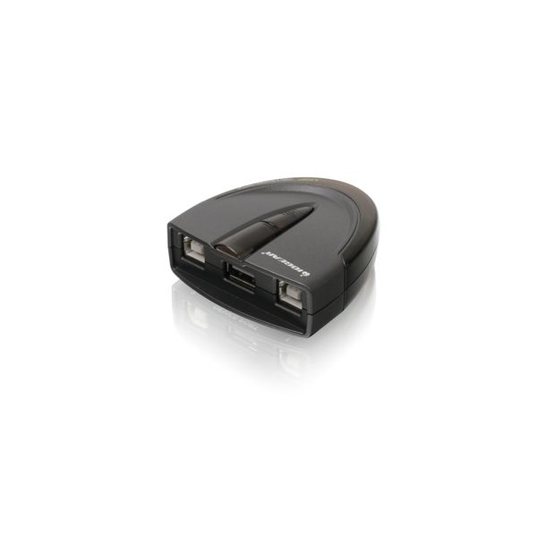 IOGEAR 2 Port USB 2.0 Switch - Auto Printer Switch - Manually or Auto Control - LEDs Indicate - Plug n Play - GUB231