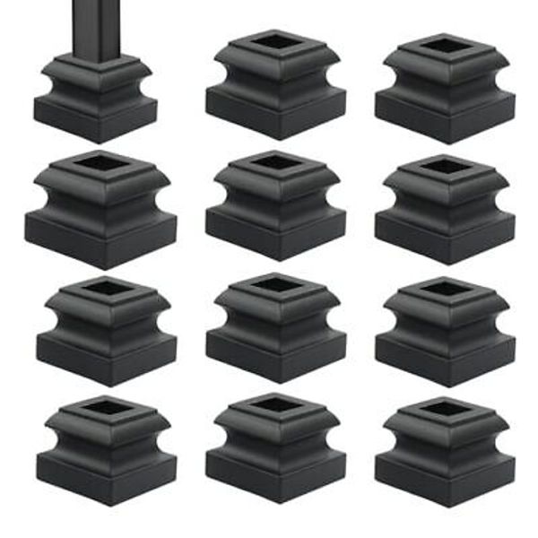 12 Pack Iron Baluster Shoes Stair Flat Shoe Square Baluster Shoes Stair Flat ...