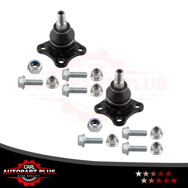 2x Front Complete Lower Ball Joints for Volkswagen Beetle Golf Jetta K90357