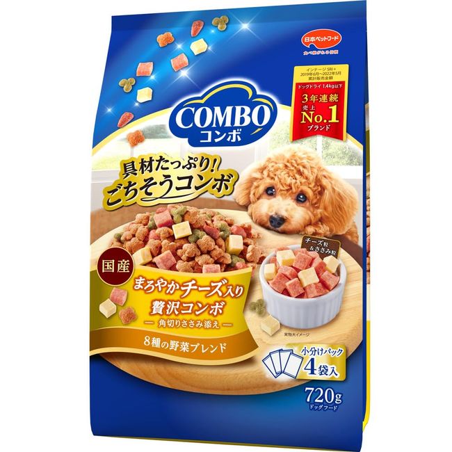 Combo Dog (Plenty of Ingredients) [Made in Japan] [Small Packing] Mellow Cheese Filled 25.4 oz (720 g)