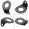 Bediffer Metal Trailer Socket Bracket, Universal 7 Pin 13 Pin, Towing Caravan, Black