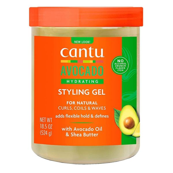 Cantu avocado hydrating gel 18,5oz/524g (without alcohol)