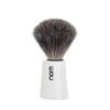 nom Carl Pure Badger Shaving Brush (Handle: White)