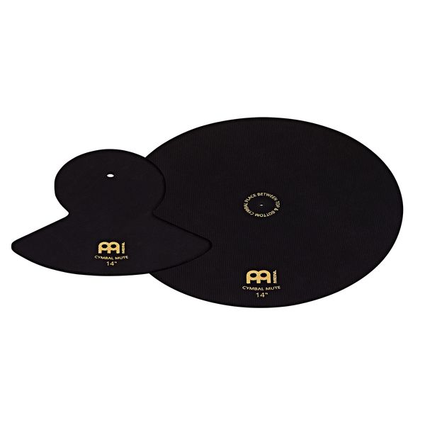 Meinl Cymbals Cymbal Mute Schlagzeug Becken Dämpfer 14 Zoll (35,56cm) für geräuscharmes Üben Zuhause – Drumset Zubehör, Schwarz (MCM-14)