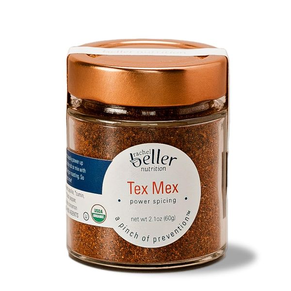 Rachel Beller Nutrition Power Spicing | TEX MEX | 2.1 oz | Organic Spice Blend Seasoning