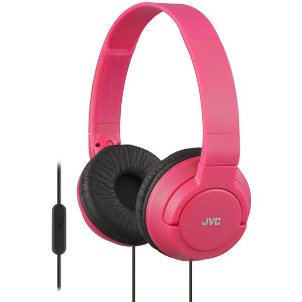 JVC HASR185 On-Ear Foldable Headphone - Red