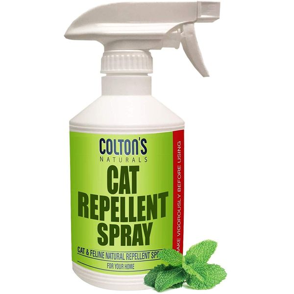 Cat Repellent Outdoor Spray Indoor (32 OZ) 100% Organic & Natural Yard Furniture Repellant