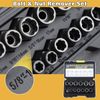 LEONTOOL Bolt & Nut Removal Set, Nut Socket Set, Twist Socket Set, Nut Twister Socket, Bolt Extractor, Tool Set, Twister Socket, Extractor, Tool Set, Tanned Nut Replacement, Nut Turner, Nut Extractor,