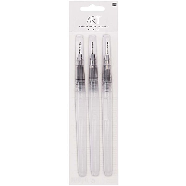 CREATIV DISCOUNT Wassertankpinsel-Set, Inhalt: 3 Pinsel