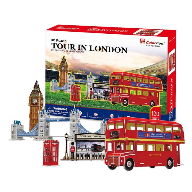 London Tour Puzzle 3d Stereoscopic