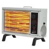 1500W Compact Radiant Electric Space Heater Fan Forced 2 Setting Utility Warmer