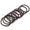 Dofash 30pcs Hyper Elastic Hair Ties Ponytail Holders Black (Brown)