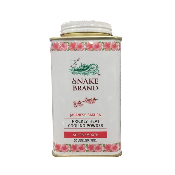 Prickly Heat Cooling Fresh Refreshing Body Powder Skin Moisture Snake Brand Japanese Sakura Soft Smooth 140g Plump Heat Cooling Fresh Refreshing Body Powder Skin Moisture Snake Brand Japan Sakura Soft Smooth 140g