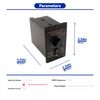 matell Digital Display DC 12-60V 20A Motor Speed Controller,Forward/Reverse