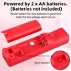 OSTENT Motion Sensor Bluetooth Wireless Remote Controller for Nintendo Wii Console Game Color Red