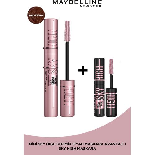 Lash Sensational Sky High Kahverengi Maskara + Sky High Cosmic Mini Maskara