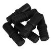 IWOWHERO Universal Threaded Tip Adapters for Broom Mop Squeegee Handles Extendable Pole Connectors
