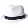 Beechfield Fedora - White/Black L/XL
