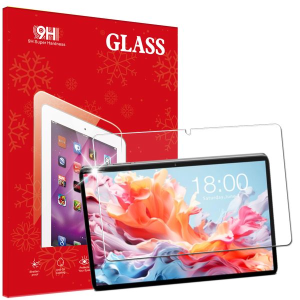 Teclast P30T 10.1-inch Protective Film, Glass Film, Tempered Glass, Nippon Asahi Glass Material, 9H Hardness, Zero Bubbles, High Transmittance, Anti-reflection, Shatterproof, Shockproof, Fingerprint