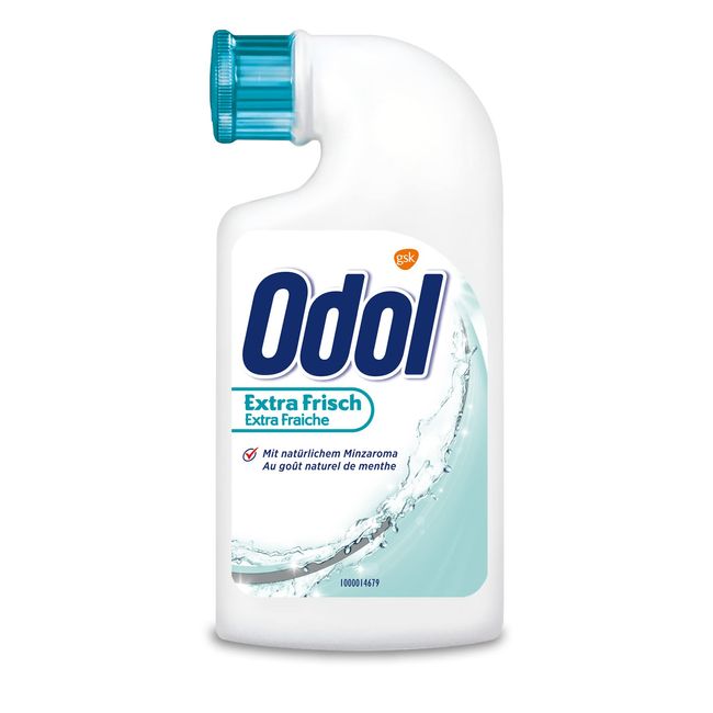 Odol Mundwasser Extra Frisch, alkoholfreies Mundwasser Konzentrat, 40ml