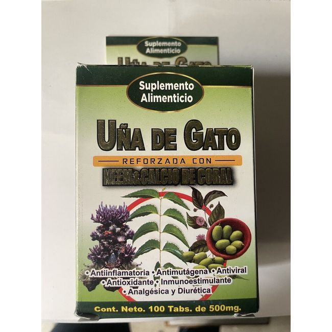 Uña de Gato (100 Tabletas 500mg) 100% ORIGINAL