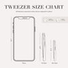 Tweezerman Mini Slant Travel Tweezers For Eyebrows, Travel Tweezers for Eyebrows, Facial Hair, Ingrown Hair (Blooming Lilac)