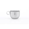 Keith Ti3601 Pure Titanium Coffee Cup Set, Authentic, Lightweight, Rustproof, Gift, Stylish, Simple, Titanium Cup, Coffee, Mug, Camping