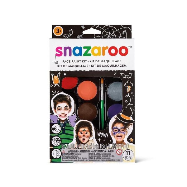 Snazaroo Face Painting Kit Halloween 8x2mls