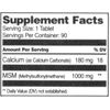 21ST Century MSM 1000mg 90 TABS