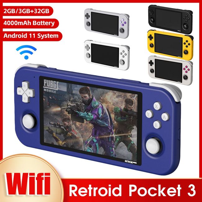 Retroid Pocket 3 Android 11 4.7Inch Touch Screen RAM 3G ROM 32G Handheld  Game Console