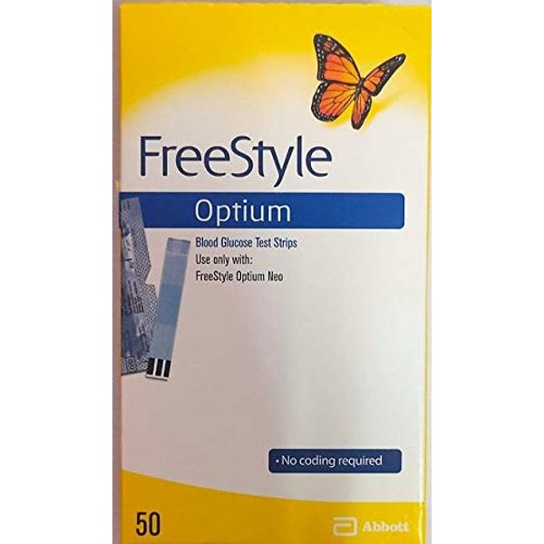 Abbott Freestyle optium 50 Glucometer Strips
