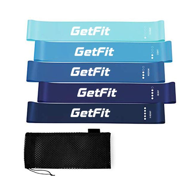 GetFit Exercise Bands, Training Tubes, Rubber Tubes, Muscle Training, Tubes, Training Tubes, Training Bands, Stretch Bands, Elastic Bands, Training Resistance Bands, Exercise Bands, Groot Bands,